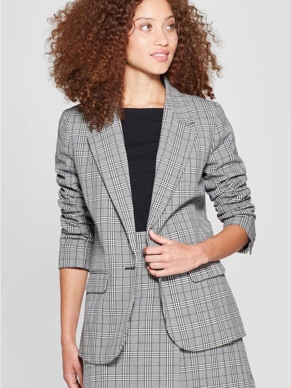 Target A New Day Plaid Women's Blazer Size 16